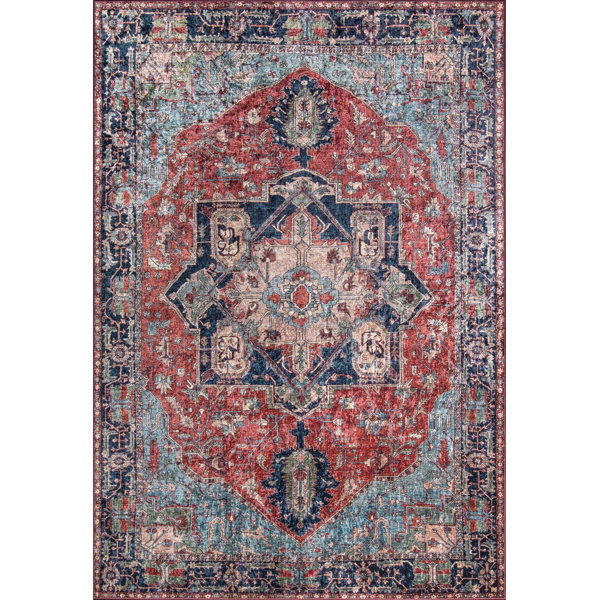 Joss & Main Emelia Oriental Red Area Rug & Reviews Wayfair
